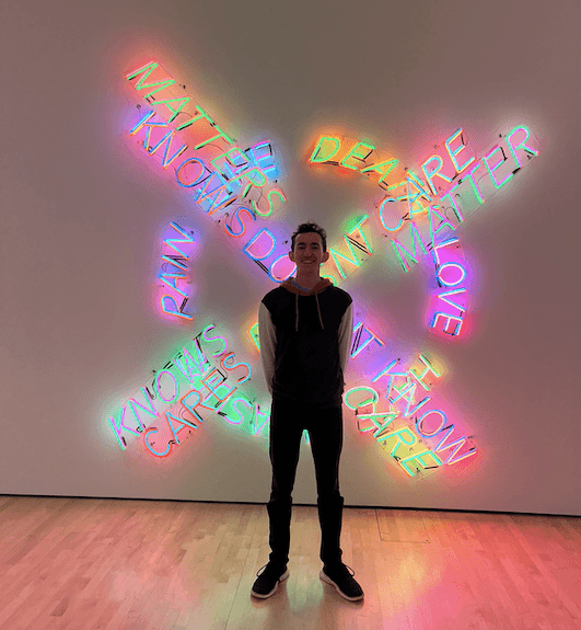 Photo of me in the SF MOMA